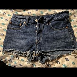 Levi Jean  ur off shorts size 4/5